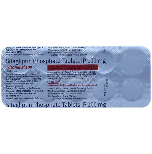 sitahenz 100mg tablet 10's